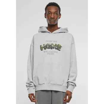 Pánská mikina Pánská mikina Home Ultraheavy Oversize Hoodie šedá Mister Tee šedá 2866163