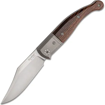turistický batoh LionSTEEL Gitano Slip Joint Niolox Santos Wood