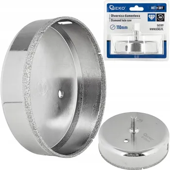 Vrták Diamantový korunkový vrták s korunkový vrták 110 mm pro gresové dlaždice GEKO
