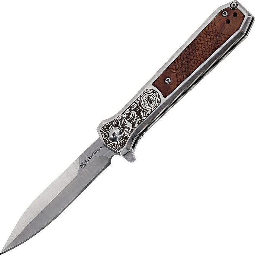 Smith & Wesson Unwavered Linerlock Gravírovaný asistovaný zavírák