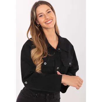 Jacket-IT-KR-FL7029.72-black RUE PARIS černá 3407453