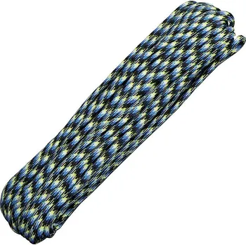 Náramek Atwood Rope Parachut Cord Paracord 550 Blue Snake Balení 30 m