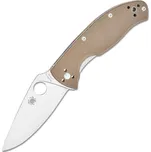Spyderco Tenacious Brown G-10 CPM-M4 Blade