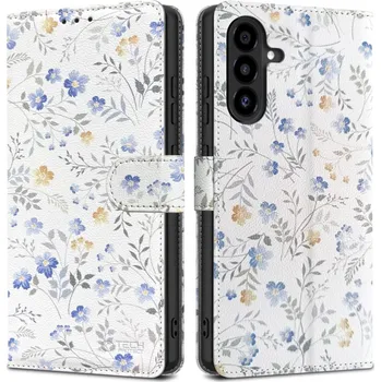 Náhradní díl pro mobilní telefon Kryt Tech-Protect Peněženka Samsung Galaxy A26 5G / A17 4G / 5G Spring Flowers