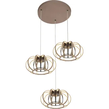 GEETI Závěsné svítidlo Salo 45W 4500lm 3000K béžová / černá - GeeTi GT 5033-313