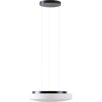 OSMONT EDNA LE5 závěsné skleněné svítidlo černá / bílá IP40 3000 K 24W LED - OSMONT OS EDN67453