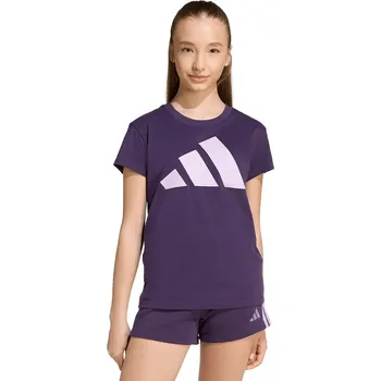 Dětské bavlněné tričko adidas JW2385 fialová 45X, vel. 152