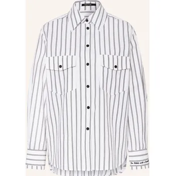 Dámská halenka Marc Aurel Dámská Košilová Halenka, bílá / tmavě šedá, 42