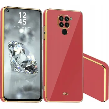 Pouzdro na mobilní telefon Zadní Kryt BBE CASE pro Xiaomi Redmi Note 9 červený