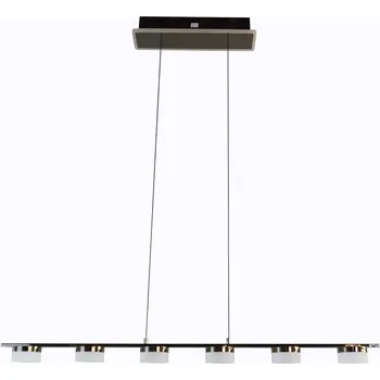 GEETI Závěsné svítidlo Cassis 30W 3000lm 3000K černý chrom - GeeTi GT 7066-702