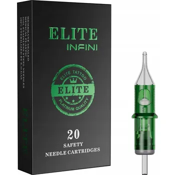 Tetovací jehla CARTRIDGE ELITE INFINI 1RL | 0,35 mm | LT | Krabička 20 ks | Jehla | Tetování