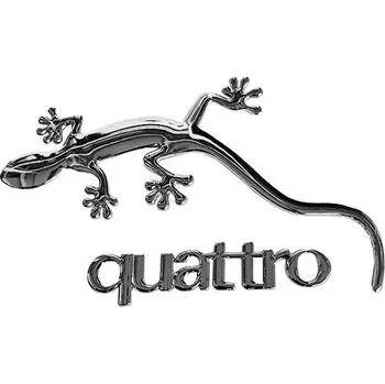 Samolepicí dekorace na vozidlo PREXIM Samolepka kovová gekon velký