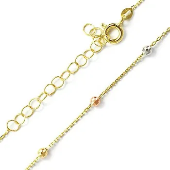 Řetízek Zlatý řetízek z kombinovaného zlata