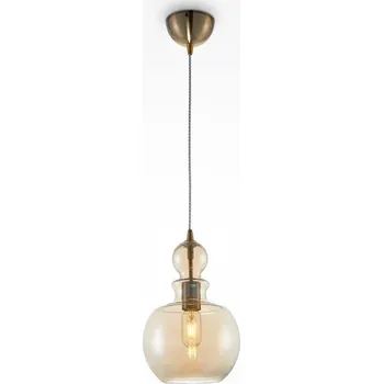 MAYTONI Závěsné svítidlo Tone E27 60W jantar sklo kov - MAYTONI M P003PL-01BZ