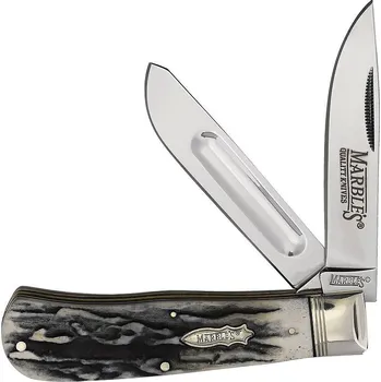 Outdoorové zavazadlo Marbles Dual Blade Black Stag-Bone Folder