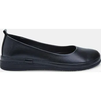 Dámské baleríny Baťa kožené dámské casual baleríny černé, vel. 41