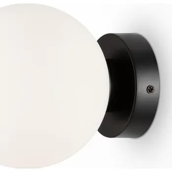 Nástěnné svítidlo MAYTONI Nástěnné svítidlo Basic form E14 40W opálové sklo černý kov - MAYTONI M MOD321WL-01B