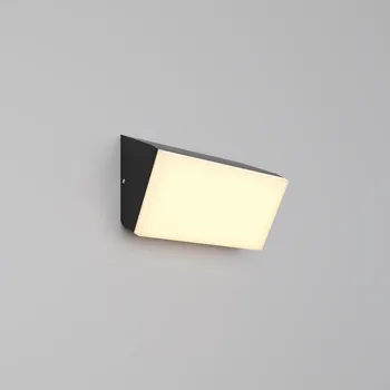 Venkovní osvětlení MAYTONI Nástěnné svítidlo Brick 3000K 10W teplá bílá 1100lm černý hliník IP54 - MAYTONI M O436WL-L10GF3K