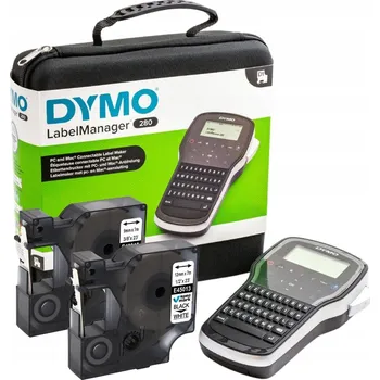 Tiskárna štítků Tiskárna štítků Dymo LabelManager LM280 – sada s kufříkem + 2 pásky D1