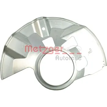 Brzdový systém Ochranný plech proti rozstřikování, brzdový kotouč METZGER 6115189