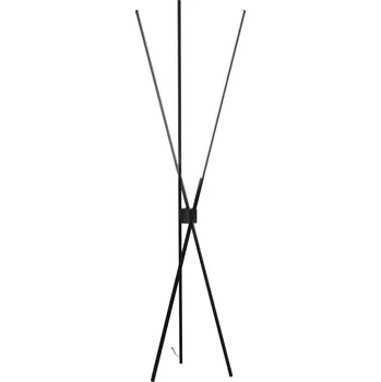 Stojací lampa FANEUROPE Stojací lampa PIANTANA LED SHANGHAI černá 31 W 3990 lm CCT 49,5x159 cm - FANEUROPE FAN LED-SHANGHAI-PT3 NERO