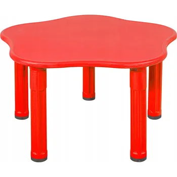 Konferenční stolek Plastový stolek pro děti King, červený