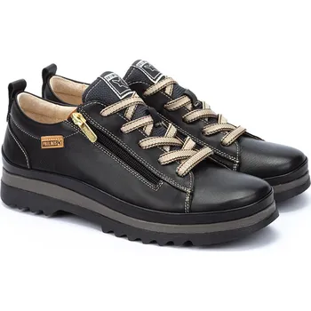 Dámské tenisky PIKOLINOS dámské tenisky s bočním zipem kožené černé | W3W-6979ST BLACK Velikost: 38