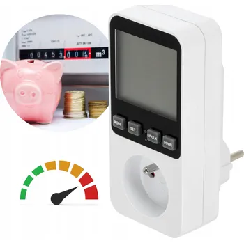 Měřič spotřeby Wattmetr Spotřeby Elektrické Energie Měřič Proudu Měřič Příkonu