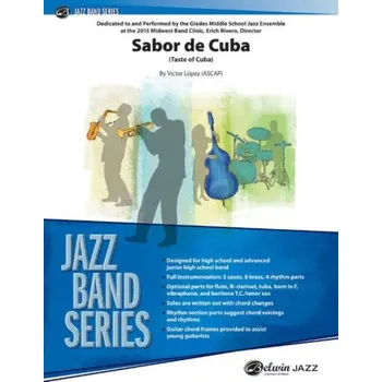 Victor Lopez: Sabor de Cuba (noty pro jazzový orchestr, party, partitura)