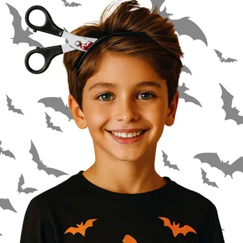 Karnevalový kostým ČELENKA DO VLASŮ NŮŽKY ZABODNUTÉ DO HLAVY S KRVÍ KOSTÝM PŘEVLEK HALLOWEEN