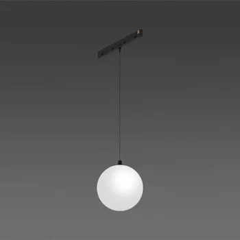 Bodové svítidlo BPM Závěsné svítidlo do lišty ALARIK NANO ESFERA 100 černá / opál 6W 3000K DALI - BPM BPM 450025.01.BK-BK.OP.ST.9.30.DA