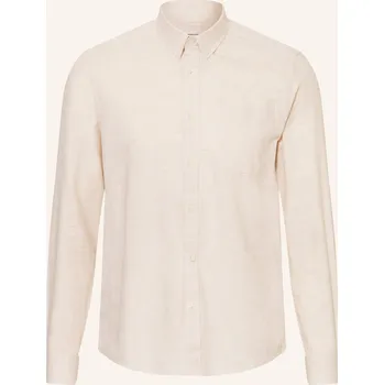 Pánská košile Knowledgecotton Apparel Pánská Flanelová Košile, krémová, 40