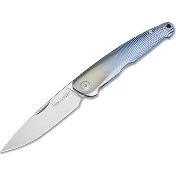 turistický batoh Viper Key M390 Satin Ti Blue/Bronz 3D