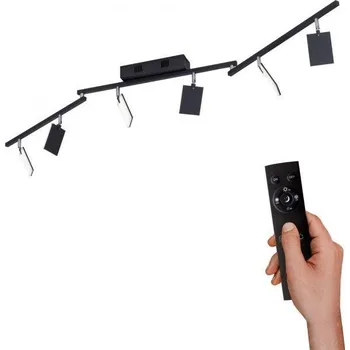 Bodové svítidlo PAULNEUHAUS PURE-MIRA LED stropní svítidlo stmívatelné CCT paměť 2700-5000K černá perleť - PAUL NEUHAUS PN 6358-18