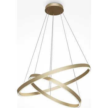 MAYTONI Závěsné svítidlo Rim 4000K 80W studená bílá 5200lm mosaz hliník - MAYTONI M MOD058PL-L74BS4K