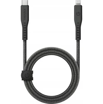 Datový kabel Kabel ENERGEA USB-C - Apple Lightning 1,5 m černý
