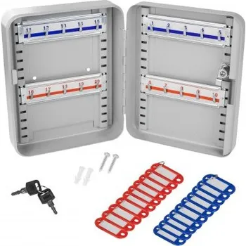 Železářství DEMA Uzamykatelná schránka na klíče, 20 háčků DSK20
