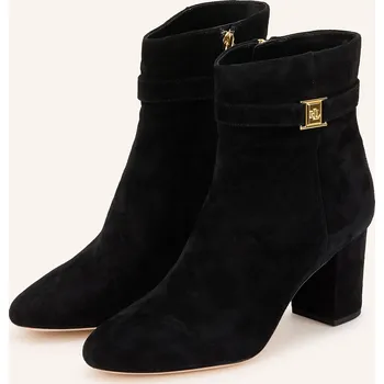 Dámská móda Lauren Ralph Lauren Dámské Kotníčkové Boty Kellie, černá, 38,5