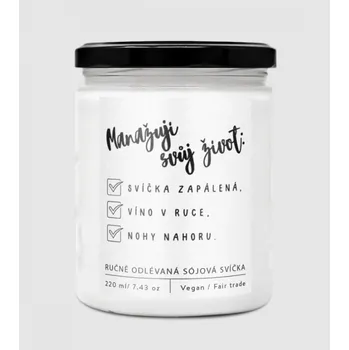 Svíčka Soaphoria Vrcholový management designová handmade svíčka 220 ml varianta: Ovocný punč