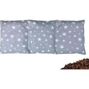 Polštář VFstyle nahřívací polštářek bederní s pohankovými slupkami 50x20 cm Stars