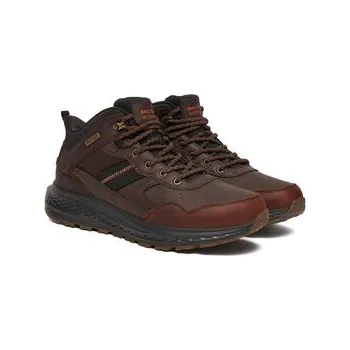 Pánská treková obuv Kotníková obuv Skechers Slade Ultra 211182 RDBR Hnědá 46