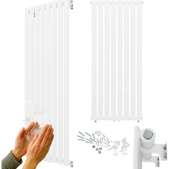 Radiátor Piontální dekorativní radiátor 1400x600 BÍLÝ, topné těleso 916W, panelový FERO