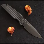 Pro-Tech Tactical Response 3 Grooved Handle Black Plain Blade Left Handed