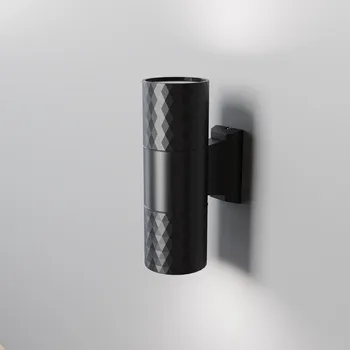 Venkovní osvětlení MAYTONI Nástěnné svítidlo Bowery GU10 2x50W IP54 černý hliník - MAYTONI M O583WL-02B