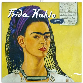 Kalendář Notique Poznámkový Kalendář Frida Kahlo 2026, 30 x 30 cm - Západní
