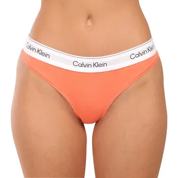 Kalhotky Dámská tanga Calvin Klein růžová (F3786E-VGY) XL