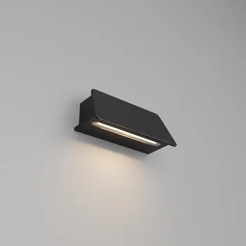 Venkovní osvětlení MAYTONI Nástěnné svítidlo Trupp 3000K 6W 300lm černý hliník IP54 teplá bílá - MAYTONI M O429WL-L6GF3K