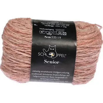 Příze Schoppel Wolle Senior 2611 Lachs Inspiration Dibadu (Vlněná příze Senior 2611 Lachs Inspiration Dibadu)