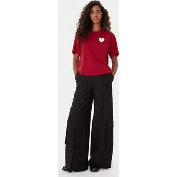 HUGO T-Shirt Vintag 50551445 Červená Regular Fit XL