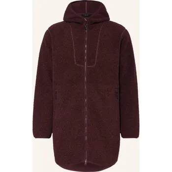 Dámský kabát Me°Ru' Dámská Plyšová Bunda Sigtuna, tmavě červená, 36